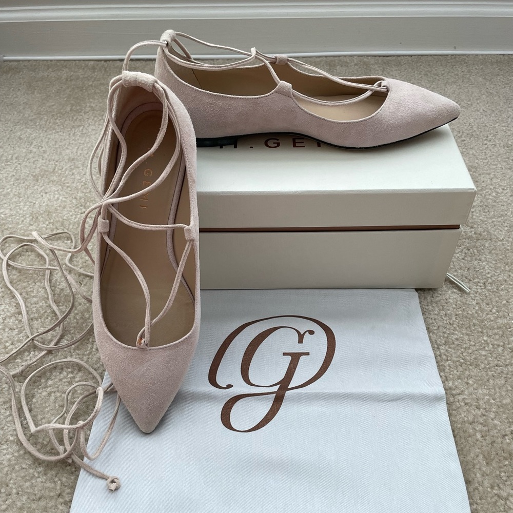 M. Gemi The Brezza
Blush Suede
Made in Italy 
Size 36.5